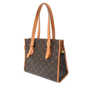 Louis Vuitton Canvas Monogram Popincourt Handbag Brown